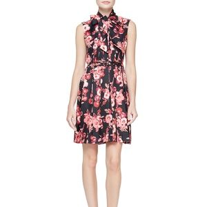 Kate Spade New York Sleeveless Floral Silk Dress